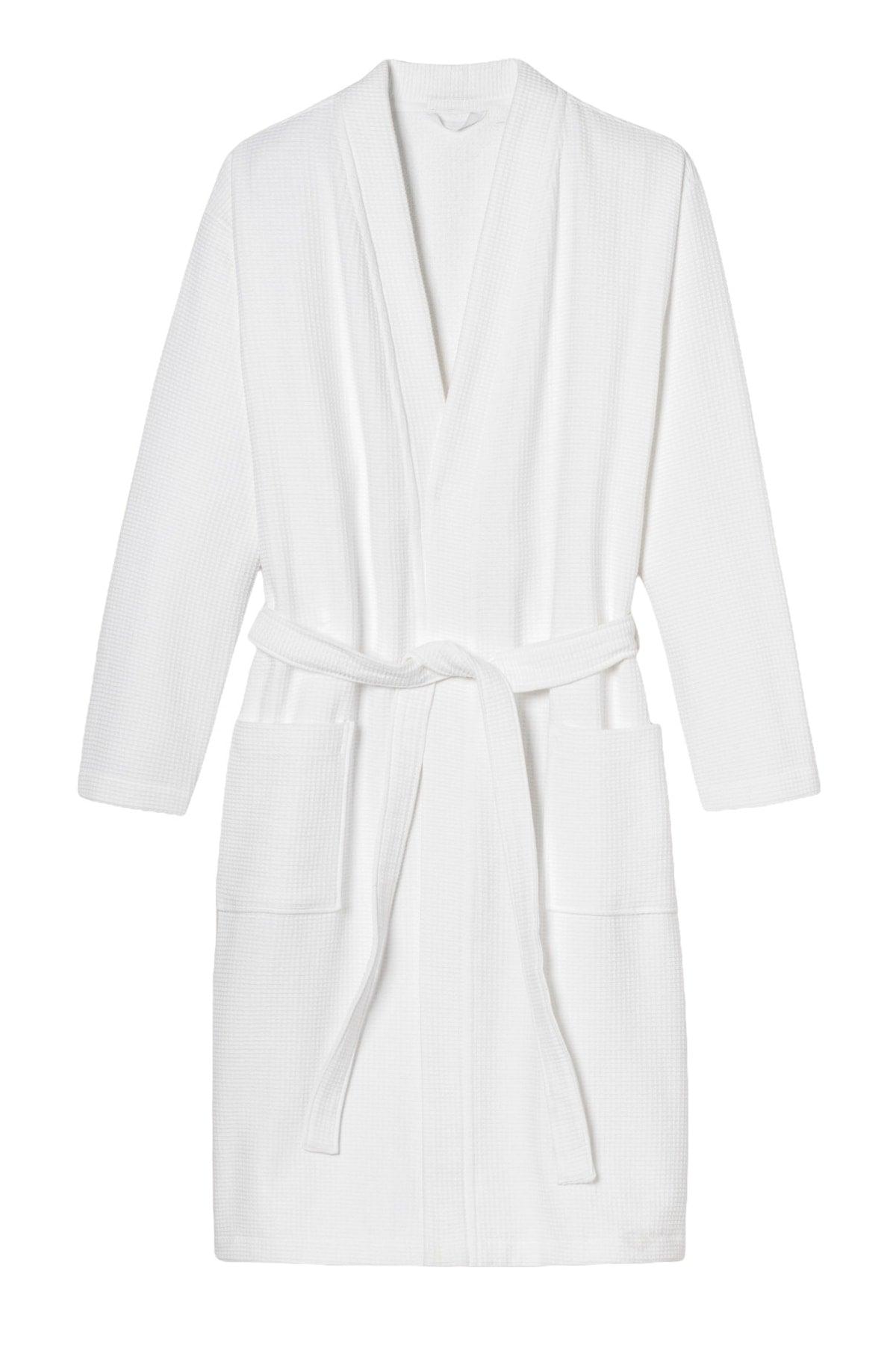 Waffle Pique Bathrobe 100% Cotton - Swordslife