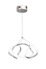 Dron Chrome White Light Model Luxury Decorative LED Chandelier