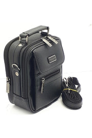 Men'S Steel Case Hand And Shoulder Bag Medium Size With Phone Compartment