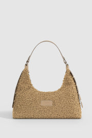 Gewebte Baguette-Tasche aus Nerz-Kunstpelz für Damen 205