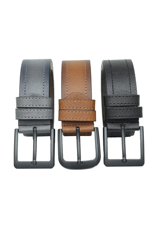 3 Pieces Men'S Belt Suitable For Jeans And Canvas