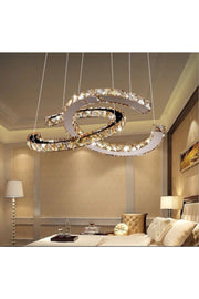 Luxury Crystal Stone Led Double Chandelier