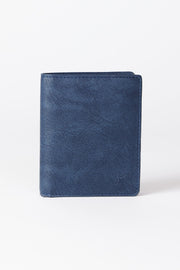 Marineblaue Herrenbrieftasche