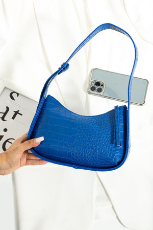 Women'S Crocodile Baguette Bag