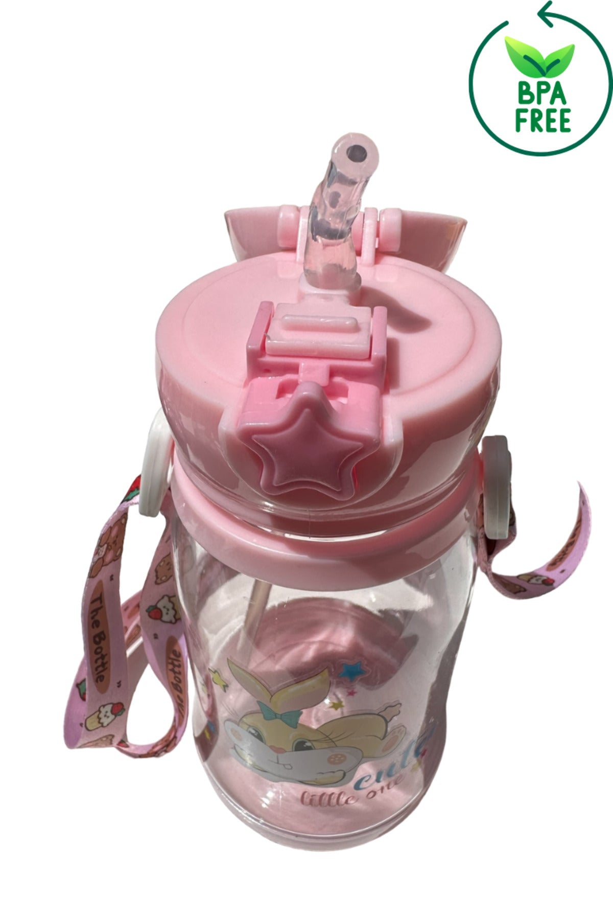 500 Ml Children'S Water Bottle Deer Children'S Water Bottle Water Bottle Bpa Free School Water Bottle With Carrying Strap Non-Drip