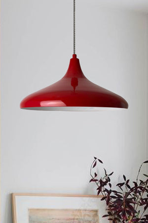 Champion Red Special Cable Chandelier - Aluminum 35 Cm Cafe Kitchen Modern Decorative Pendant Lamp Model