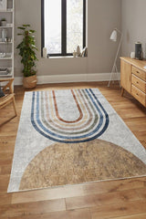 Ritim E3561 Washable Non-Slip Floor Woven Carpet - Swordslife
