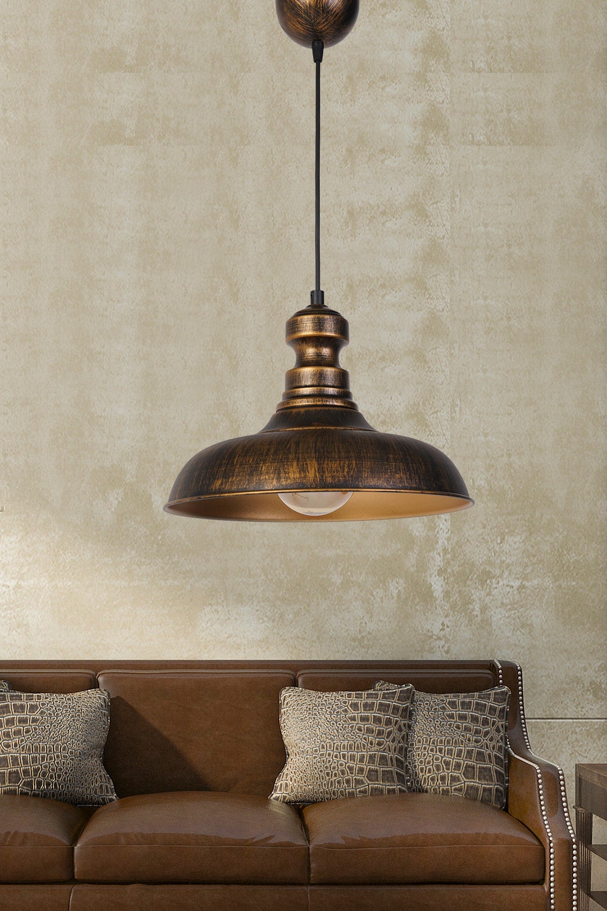 Vingt Pendant Lamp Chandelier Black Antique