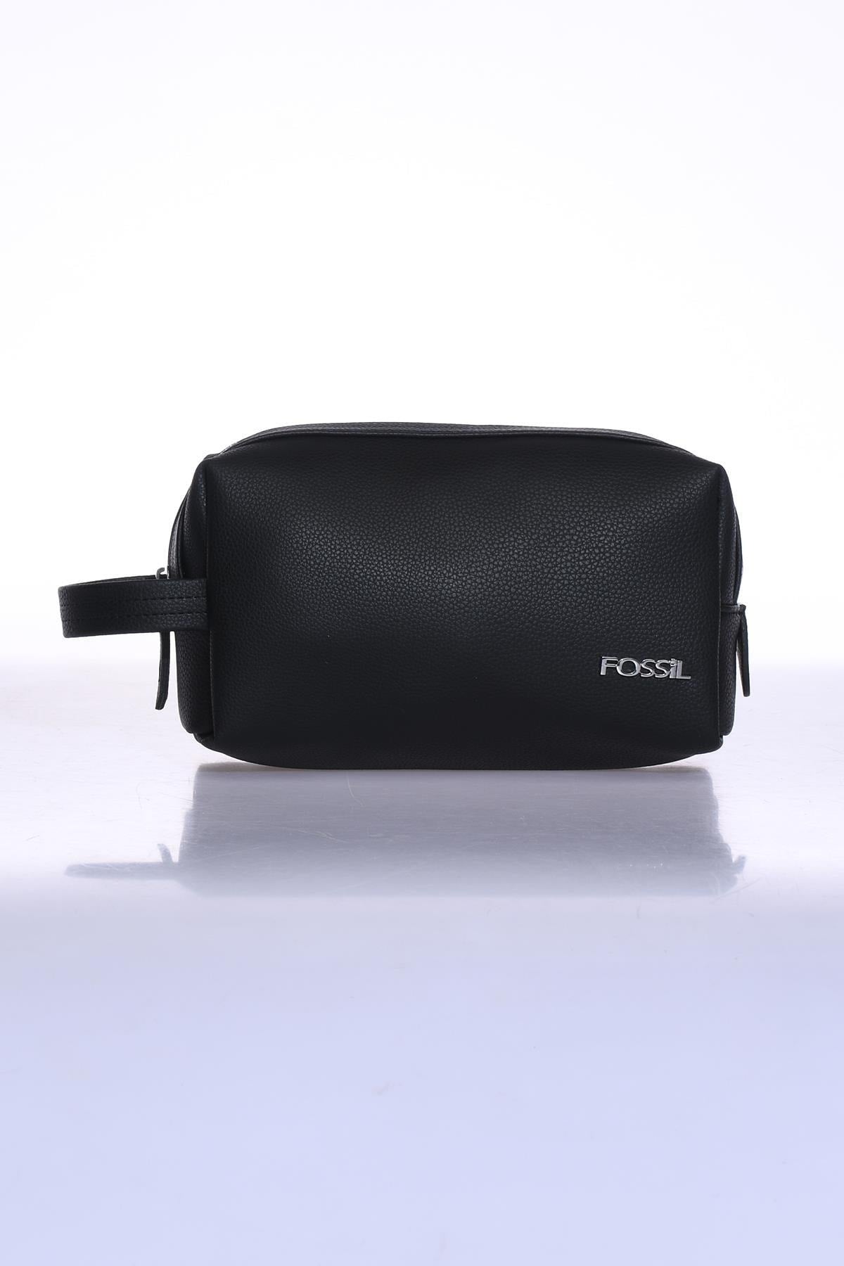 01fs2041-s Black Men's Shaving Bag And Portfolio