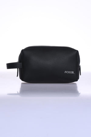 01fs2041-s Black Men's Shaving Bag And Portfolio