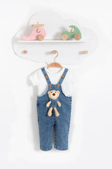 Toy Visual Short Sleeve 2-Piece Baby Slope Set-Light Blue