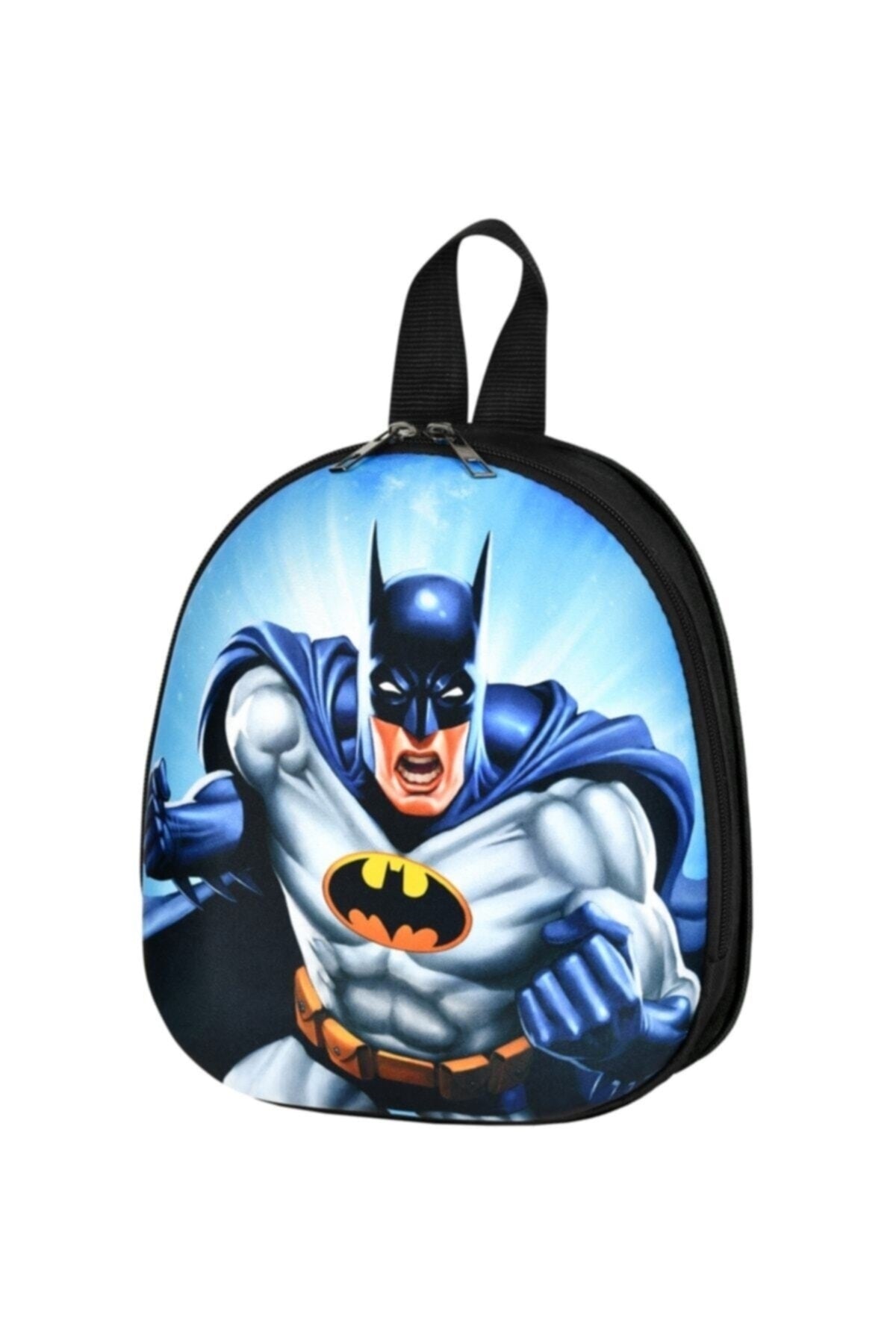 3d Embossed Batman Bat Kindergarten Nursery And Daily Use Backpack 2-6 Years