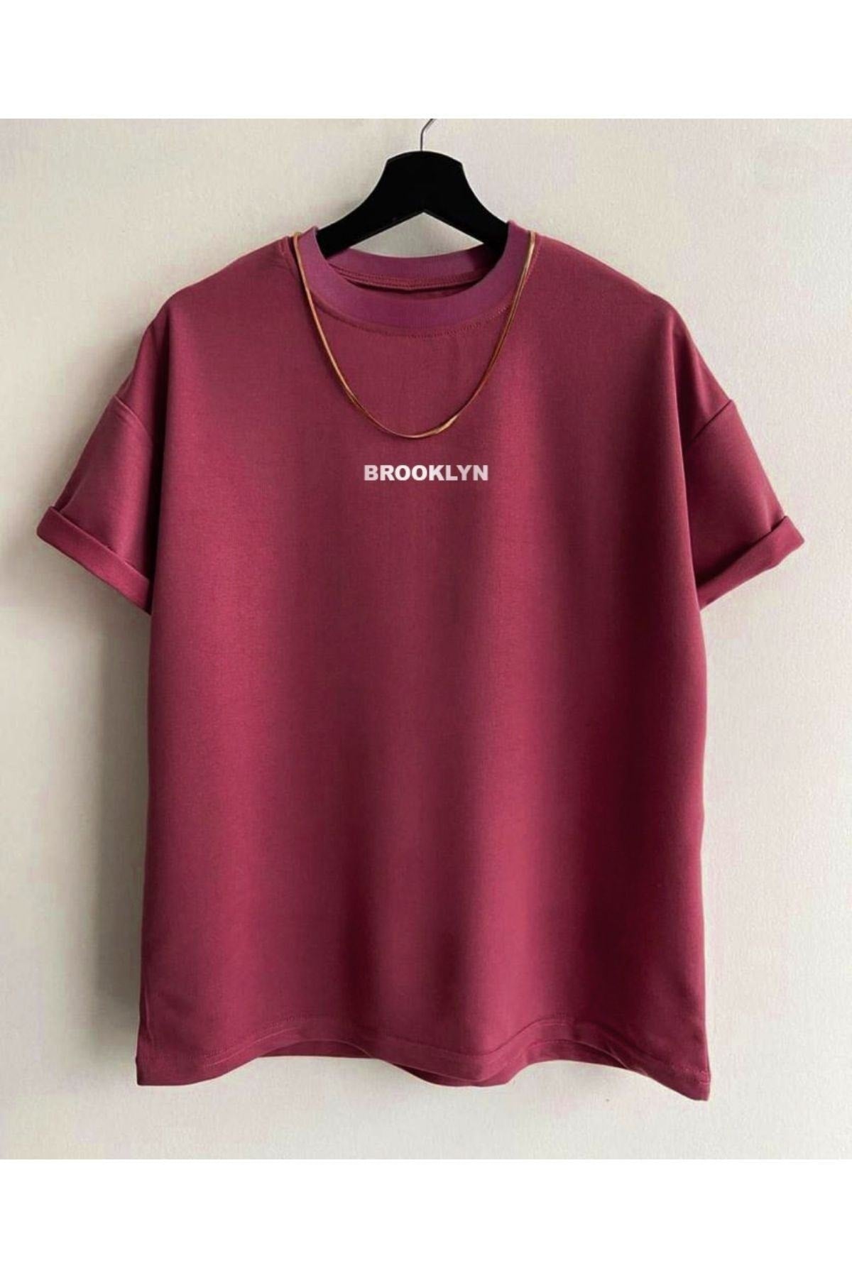 Black Street Herren T-Shirt mit „Tile Brooklyn“-Aufdruck