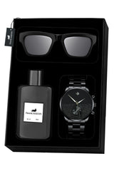 Men's Watch Glasses Perfume Gift Set 30-007
