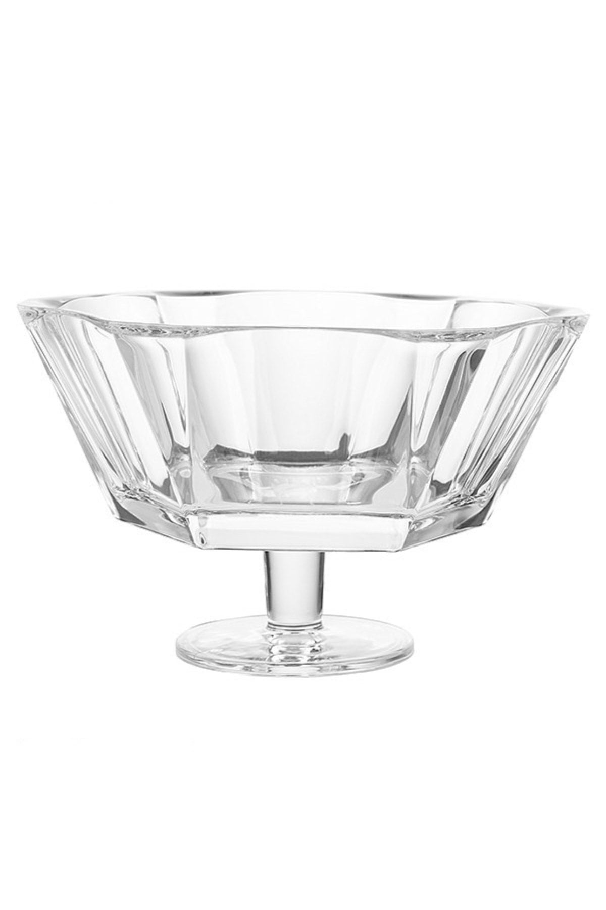 Nude Reflection Crystal Bowl with Foot