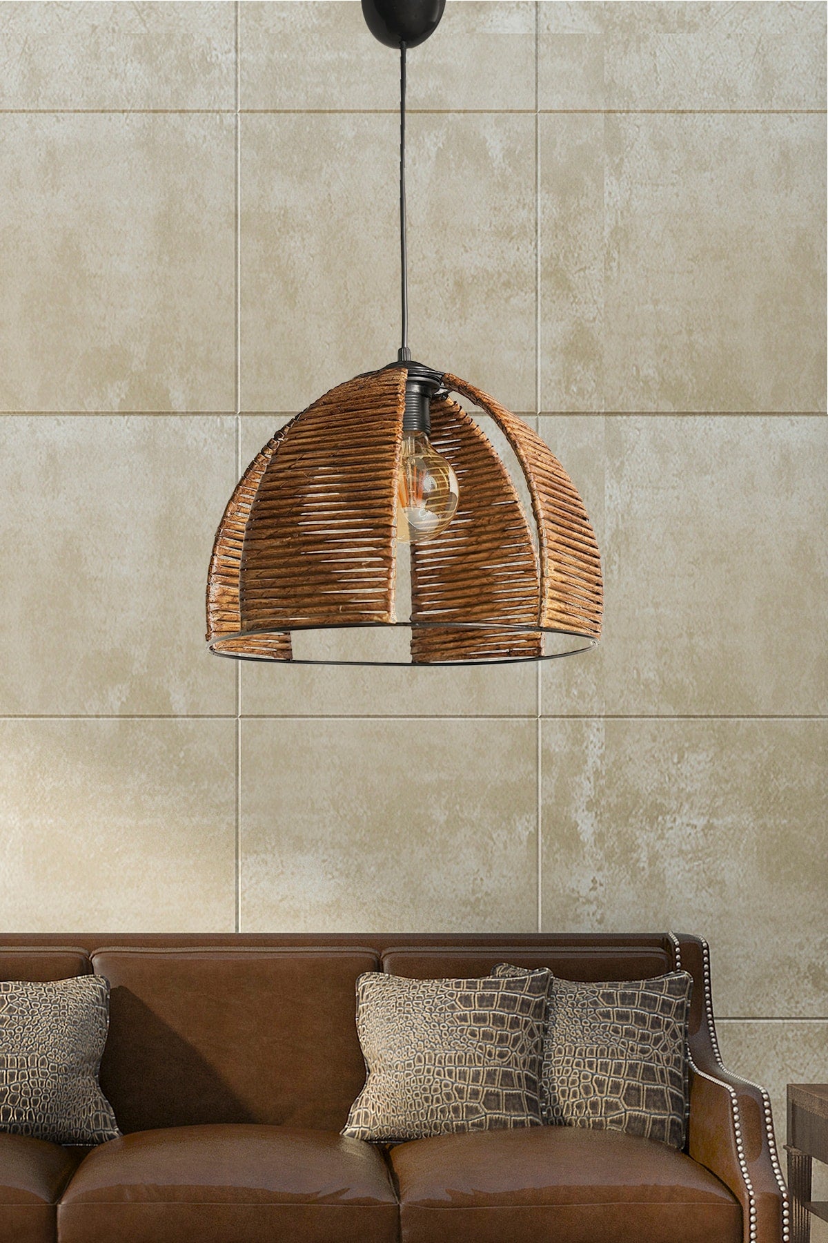 Painde Single Pendant Lamp Antique Hnmd-42