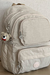 Dirty Cream Backpack School Bag 14 inch Laptop Travel Bag Duomino 18 lt 40x30x15cm