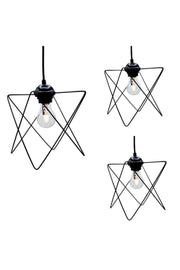 3 einzelne Pendelleuchter im Sonderdesign