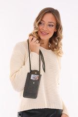 Army Green Shoulder Bag / Cell Phone Bag /card holder