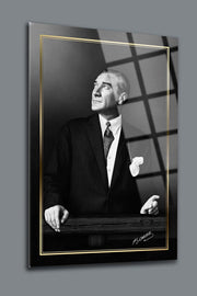 Atatürk 64 Glass Painting-Atatürk Painting - Swordslife