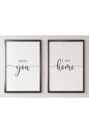 2-Set Table Design, Home, Decor, Motto, Decorative, Framed - Swordslife