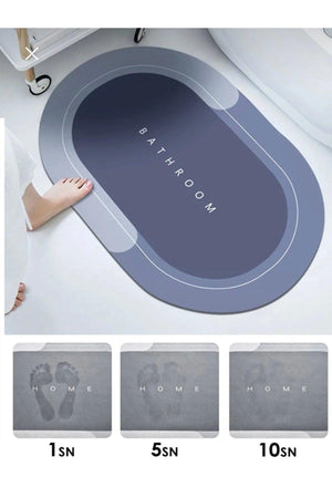 Magic Water Absorbent Bath Mat Non-Slip Ablution Mat 3,5 Mm 40x60 - Swordslife