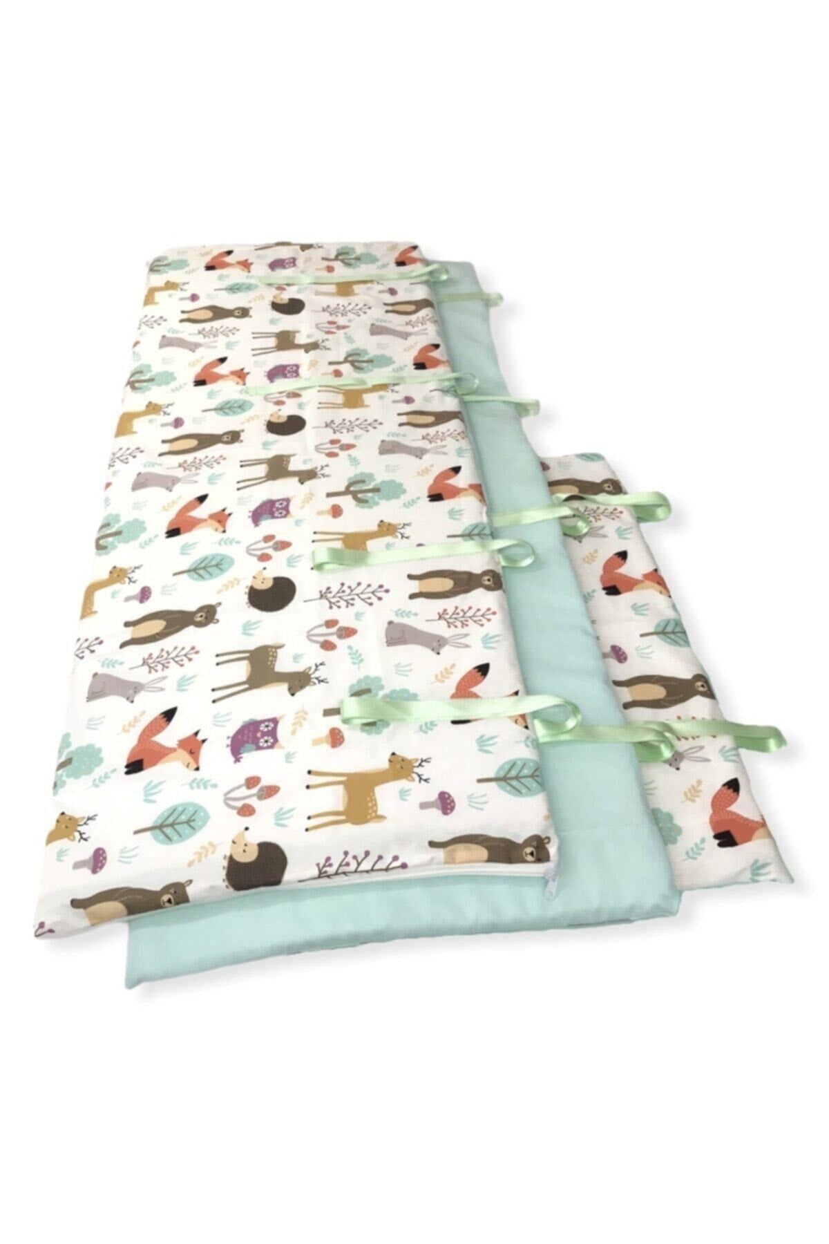 60X120 Baby Kids Edge Protection For Crib (3 Piece) Barrier Nature