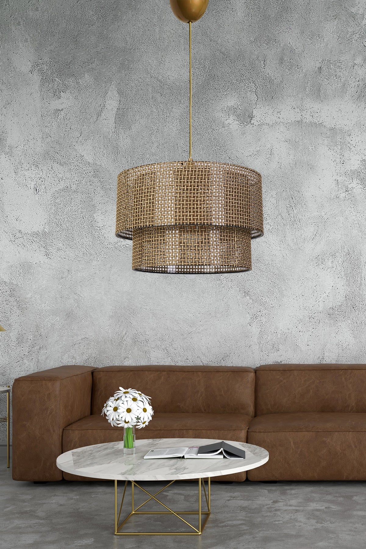 Desert Pendelleuchte Kronleuchter Wicker