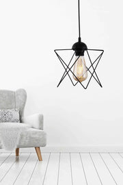 Black Rustic Chandelier 2 Pieces