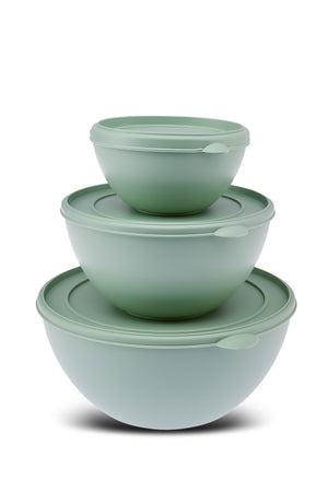 Luca 3-Piece Storage Container With Lid Green