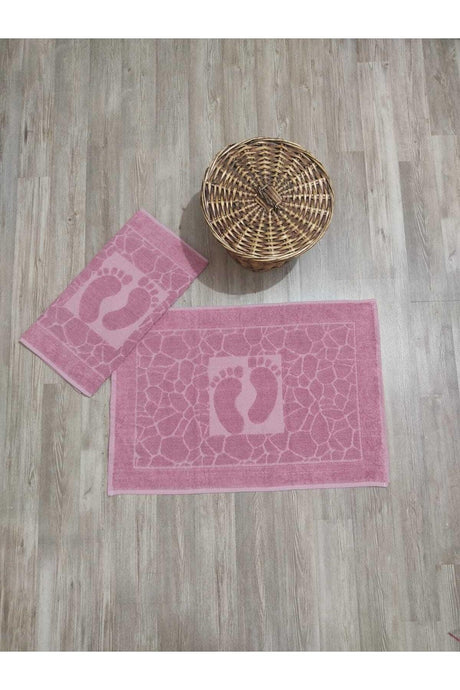 100% Cotton Pink Foot Towel Mat - Swordslife