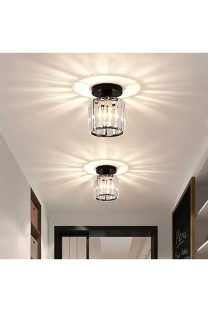 Luxury Stone Modern Plafonier Ceiling Chandelier Luxury Pendant Lamp Crystal Stone Chandelier Black