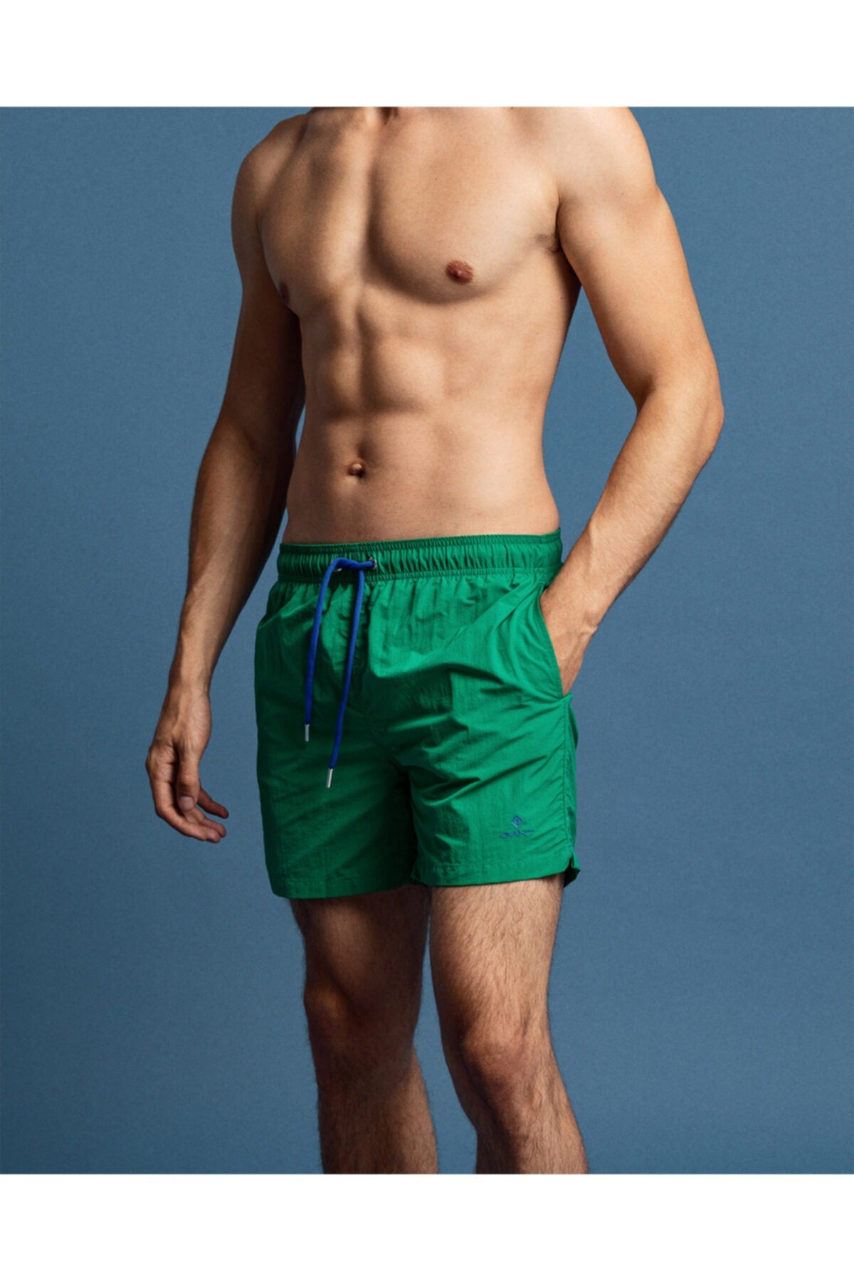 Men's Green Swimwear Shorts