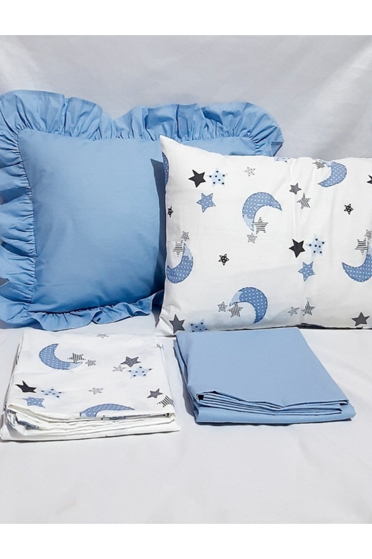 Park Crib Baby Duvet Cover Set Ay Dedeli 80X120 Duvet Cover 110X150 Bed Sheet 2 Pillows 35X45Cm