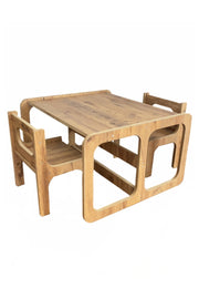 Children'S Activity Table And Chair (2 Pieces) / Montessori Desk And Chair