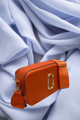 Women's Canta Orange Quality Sport Stylish Crossbody Two Compartment Pocket Shoulder Bag (SMALL SIZE)
