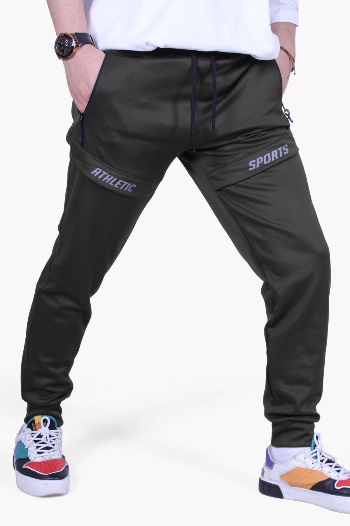 Slim Fit Printed Scuba Men'S Sweatpants