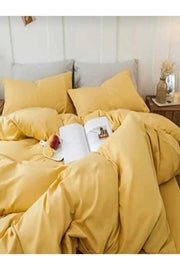 Yellow Color Baby Duvet Cover Set