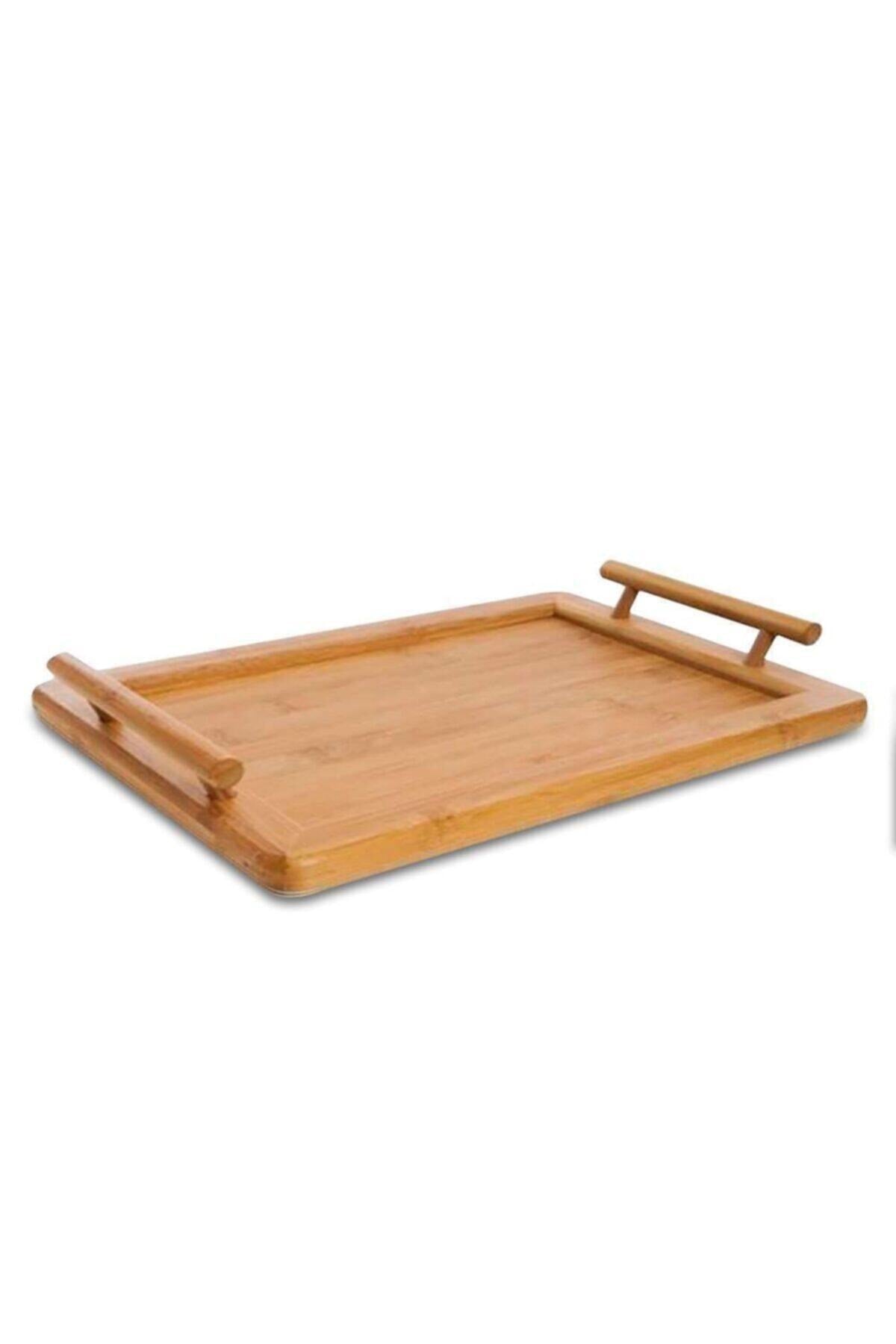 Bamboo Handle Flat Tray 30245