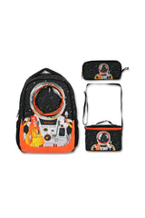 -Umit Bag Licensed Male Astronaut School Backpack -Nutrition And Pencil Bag Set