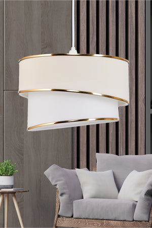 Stare Single Pendant Lamp Chandelier Cream
