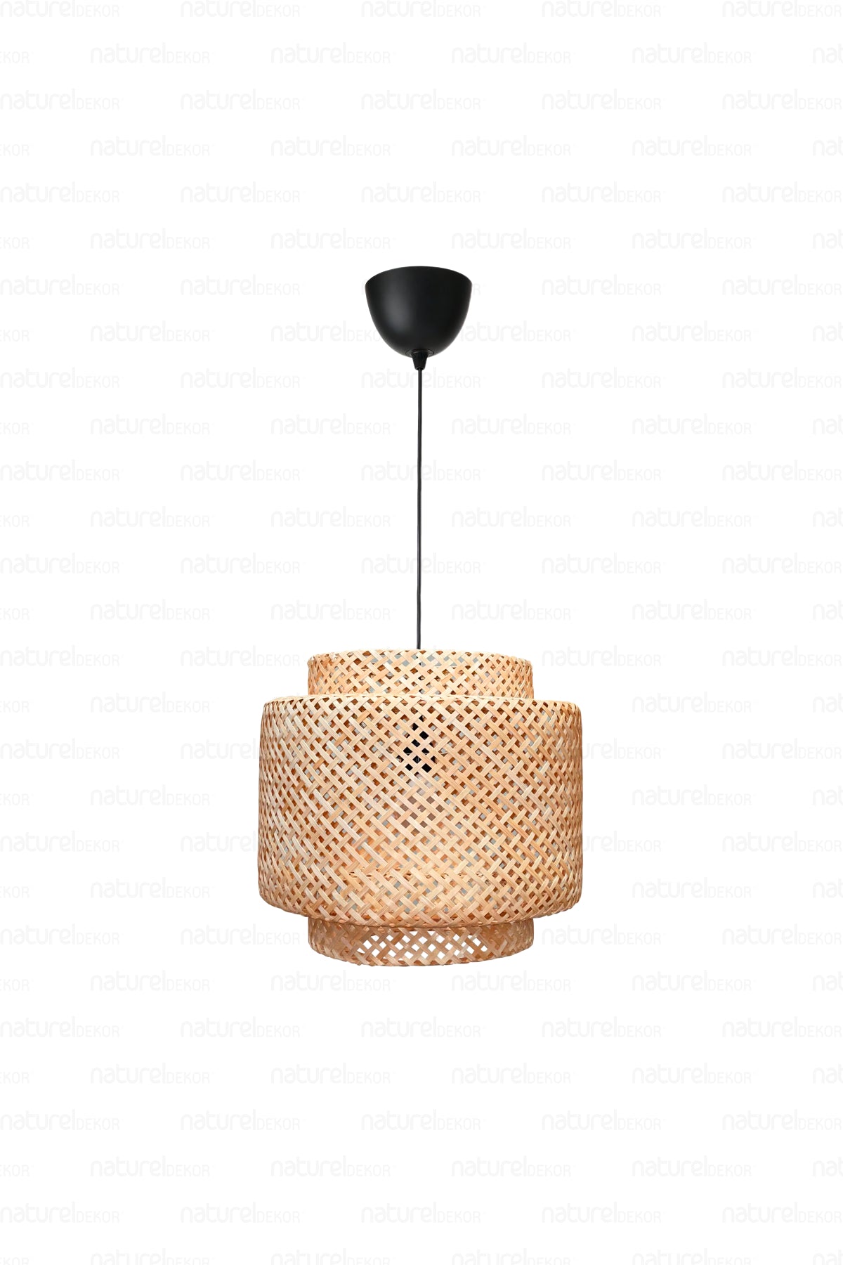 Sinnerlig Bamboo Chandelier 30Cm - Scandinavian, Modern, Bohemian, Rattan Chandelier, Lighting