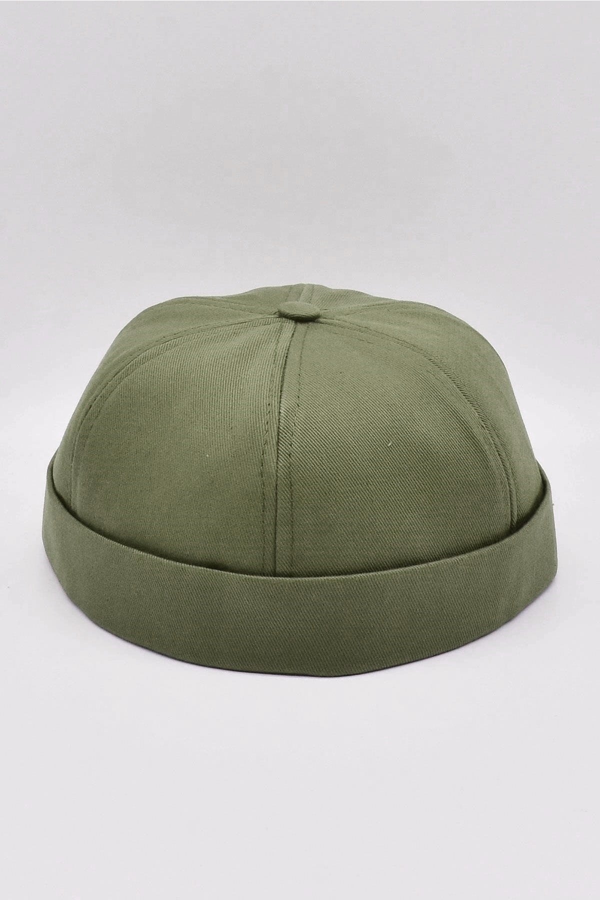 Khaki 100% Cotton Cap Docker Hat