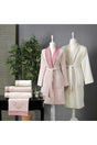 New Season Bathrobe Family Set - Rose - Salmon / Ecru - Swordslife