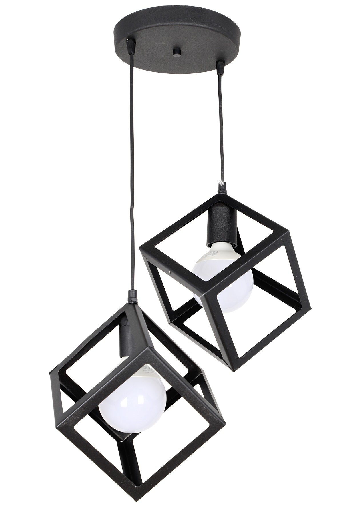 Cube 2Nd Black Chandelier