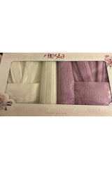 Guipure Dowry Family Bathrobe Set 6 Pcs - Swordslife
