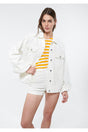 Luna White 90s Jean Jacket Oversize / Wide Cut 1110177-84112 - Swordslife