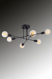 Tower 6-Piece Modern Plafonier Chandelier