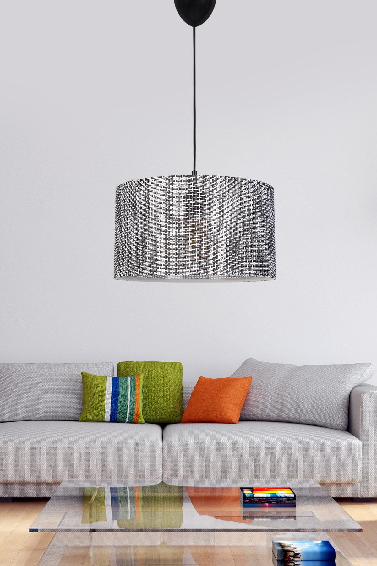 Argent Pendant Lamp Chandelier Black