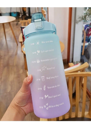 Motivational Water Bottle Water Bottle Drinker 2liter Tritan Gym Water Bottle Bpa Free Drinker